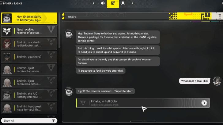 Read the Message from Andre