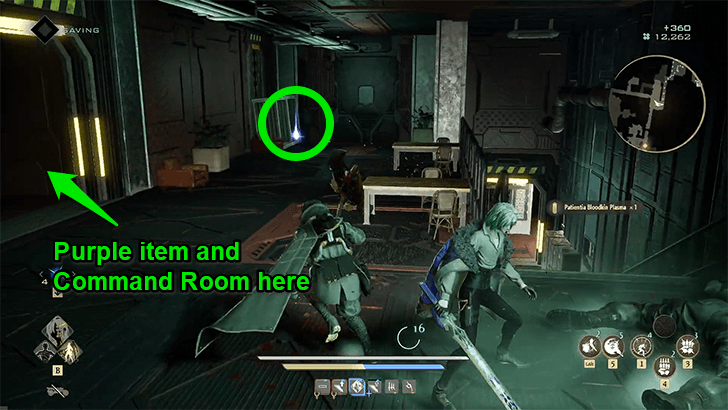 Towards the Command Room