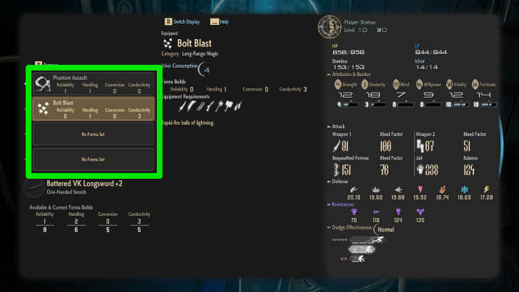 Assign Weapon Formae