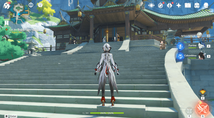 Genshin - Go to Bubu Pharmacy.png