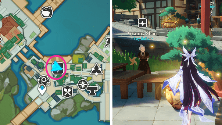 Granny Shan location