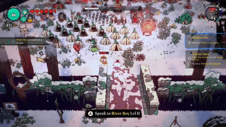 Follower Falling Over