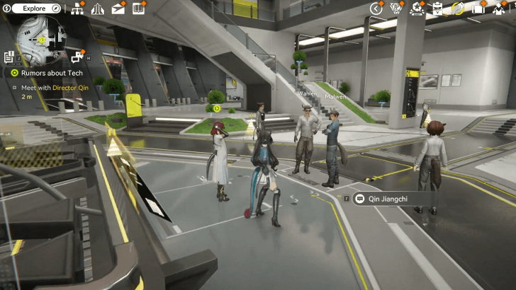 Meet with Director Qin