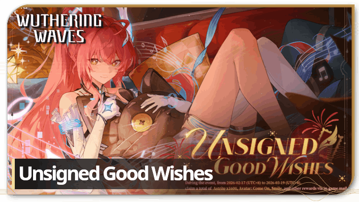 Wuthering Waves - Unsigned Good Wishes