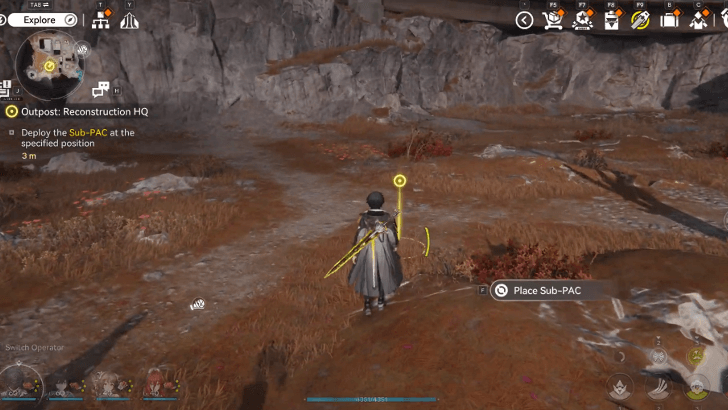 Deploy the Sub-PAC at the Specified Position