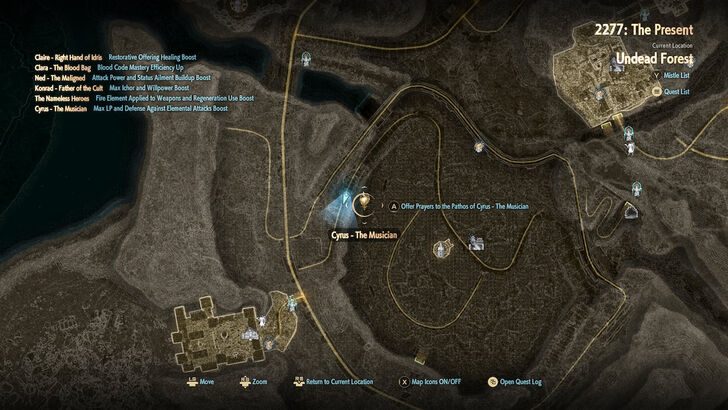 Cyrus - The Musician Map