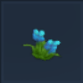 Cyan Hibiscus Icon