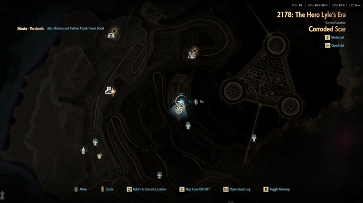 Bleeding Shield Map Location