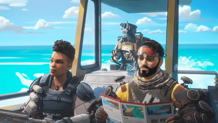 Apex Legends Bangalore, Pathfinder, and Mirage