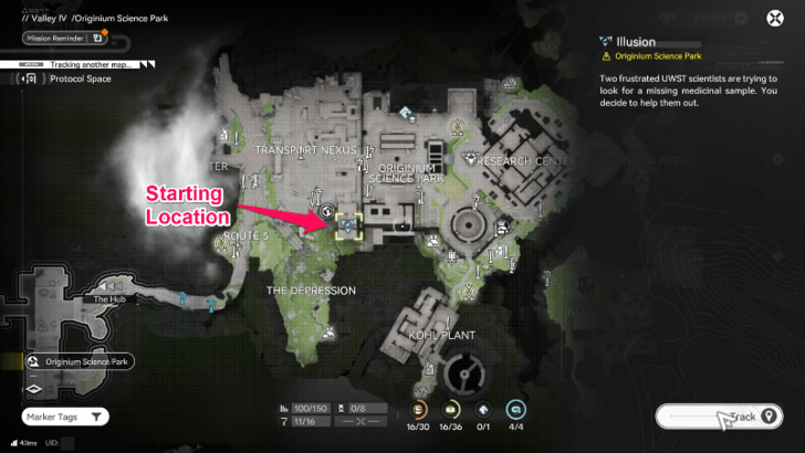 Speak to Joan in the Originium Science Park