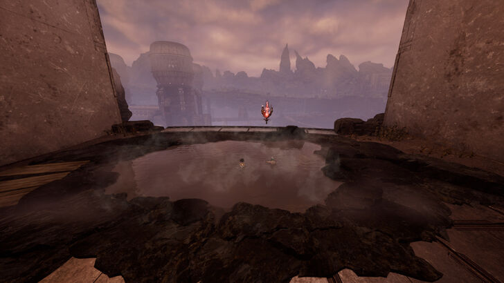 Valley Overlook Hot Springs Location