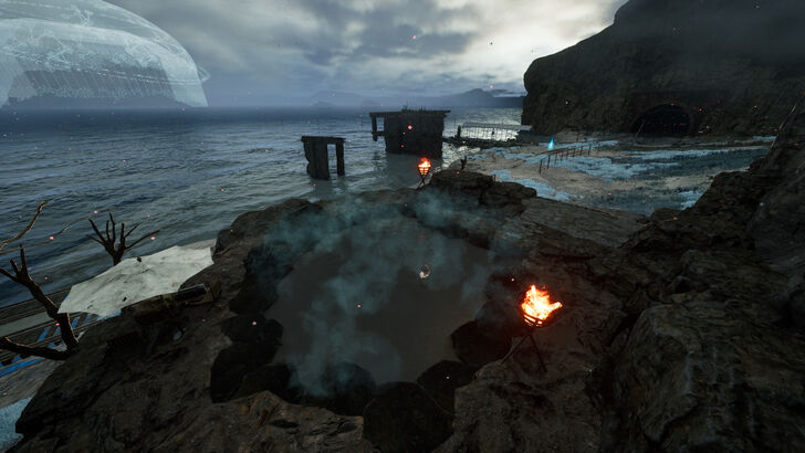 Island Overlook Hot Springs Location