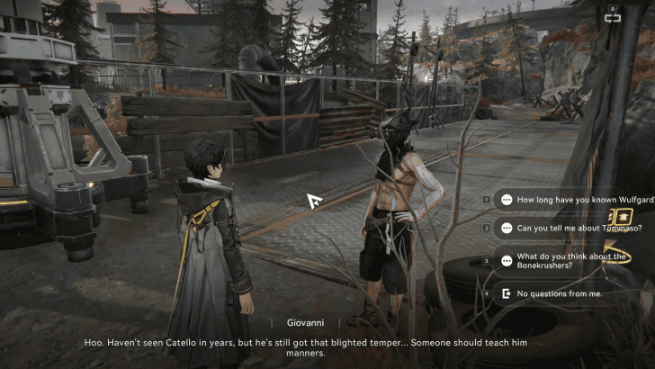 Optional Talk to Giovanni