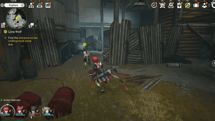 Find the Entrance to the Underground Camp