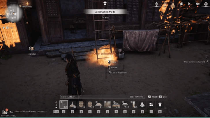 Where Winds Meet - Green Stairway 1 - Ladder