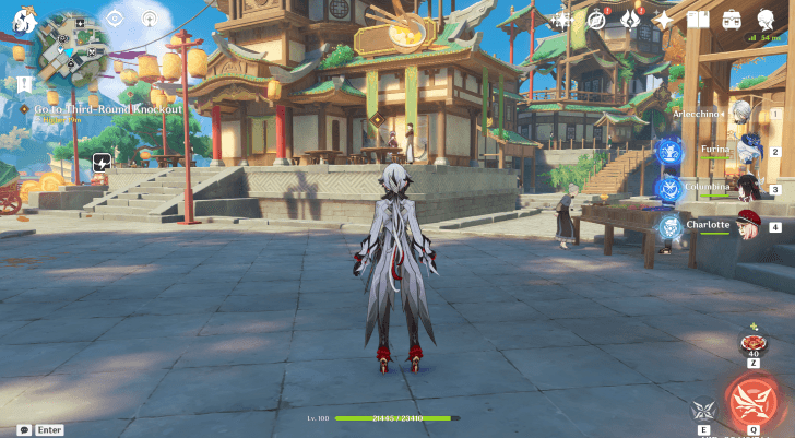 Genshin - Go to Third Round Knockout