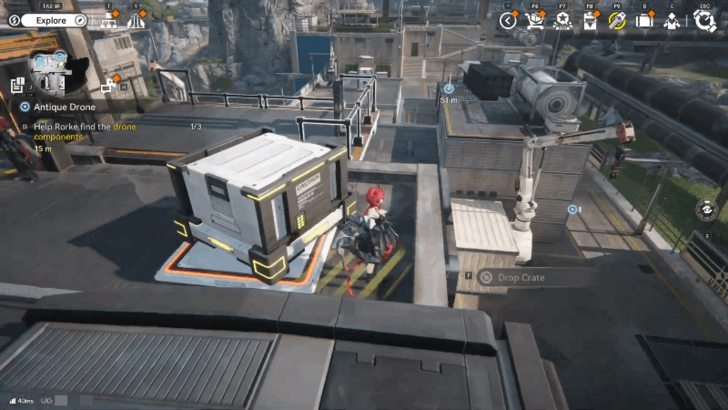 Place the Floating Crate on the Pad