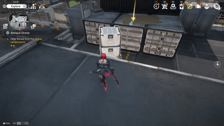 Push the Tall Shipping Container