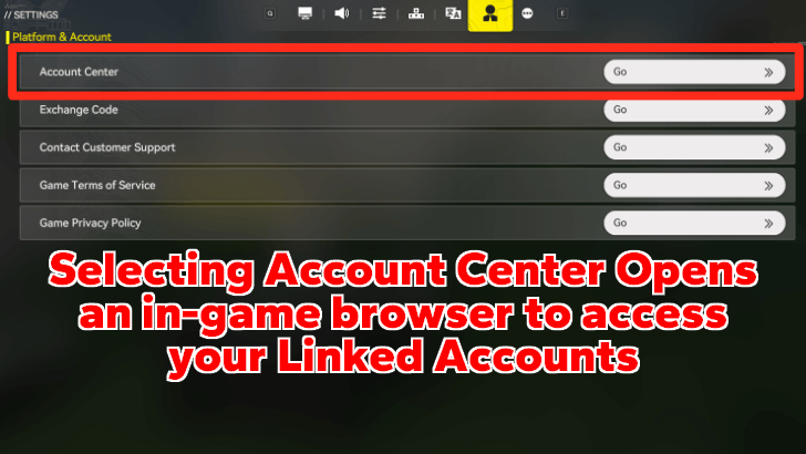 Select Platform and Accounts