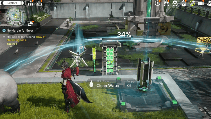 Spray the First Stabilizing Rod