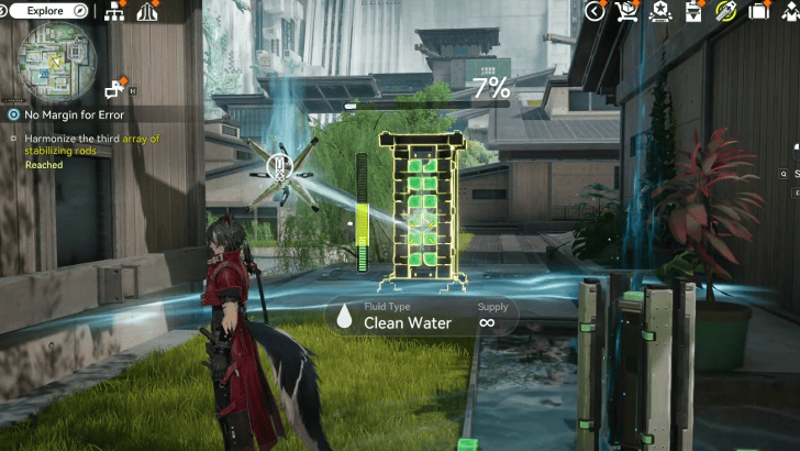 Spray the First Stabilizing Rod Until Complete