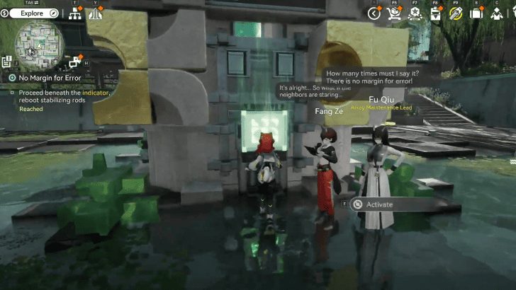 Proceed Beneath the Indicator, Reboot Stabilizing Rods