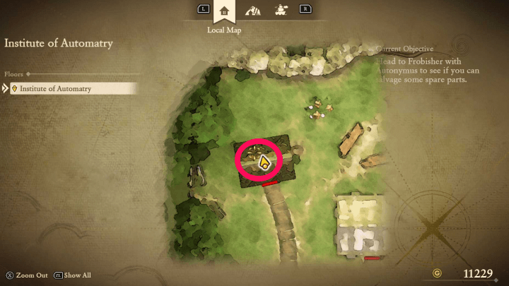 Yellow Fragment 18 Map