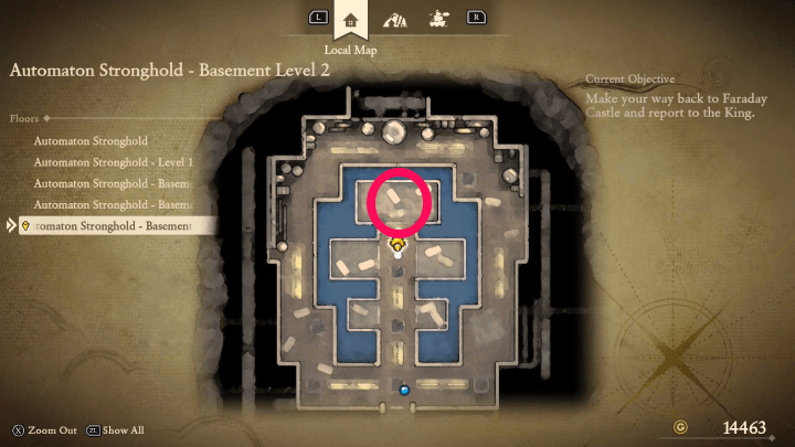Blue Fragment 21 Map
