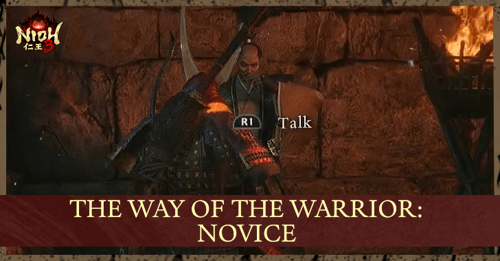 Nioh 3 The Way of the Warrior Novice
