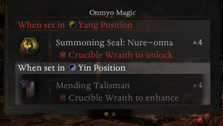 Enhances Talismans in Yin Position