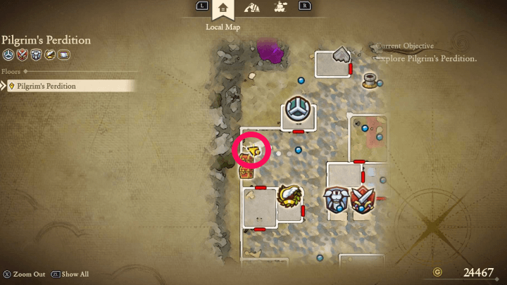 Blue Fragment 28 Map