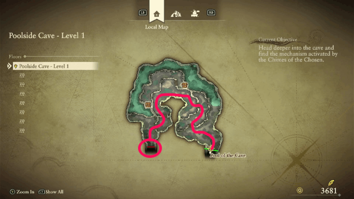 Poolside Cave Step 1