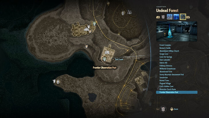 Frontier Observation Post Map