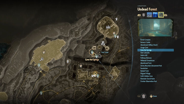 Cave Hot Springs Map