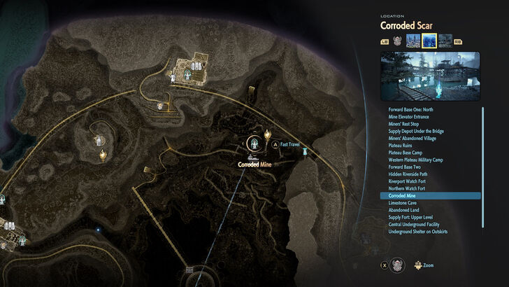 Corroded Mine Map