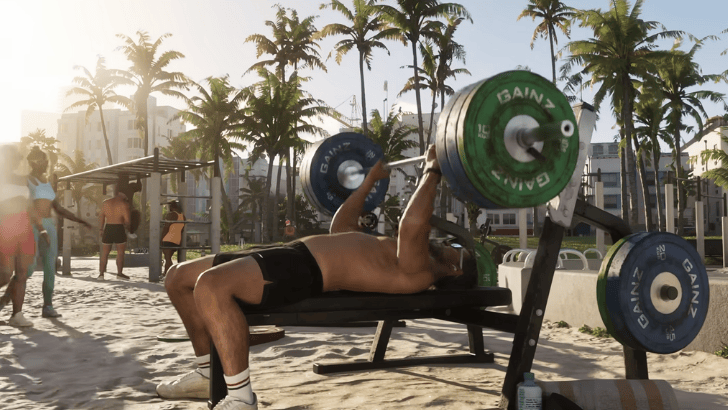 GTA 6 Jason working out