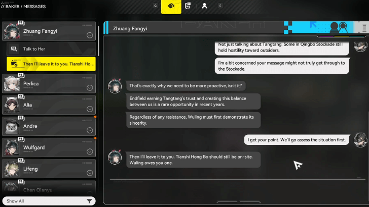 Read the Message from Zhuang Fangyi