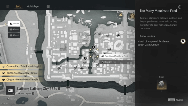 Too Many Mouths to Feed Map Location