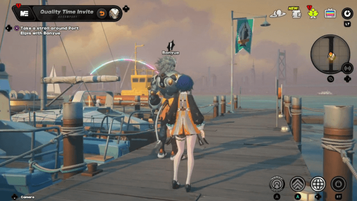 Go to the Bridge Fishing Spot with Banyue