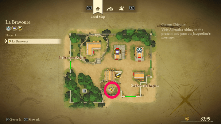 Blue Fragment 57 Map