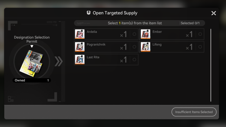 6-Star Selector Options