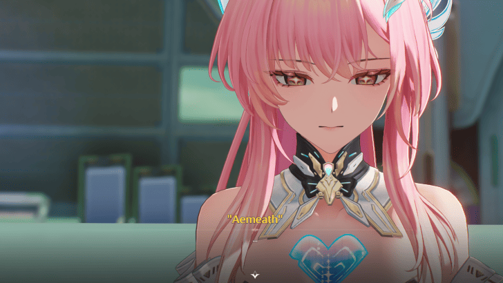 Speak With Aemeath at the Station