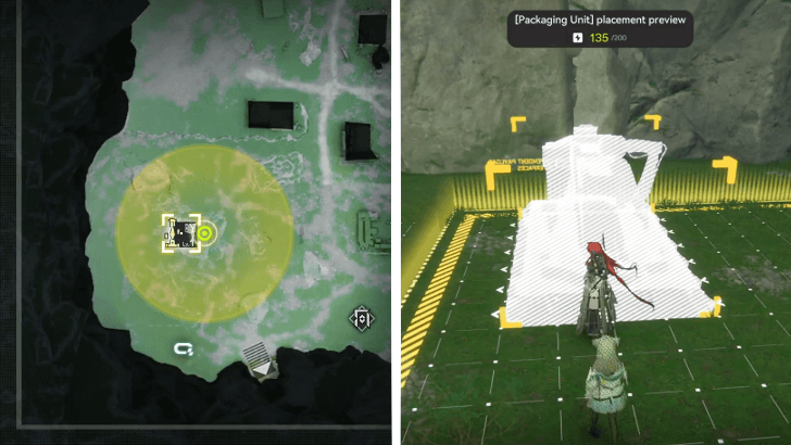 Place the Packaging Unit Near the Sub-PAC