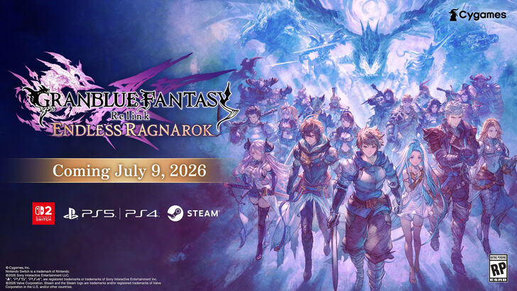 GRANBLUE FANTASY: Relink - Endless Ragnarok artwork including a July 9, 2026 release date