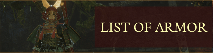 List of Armor
