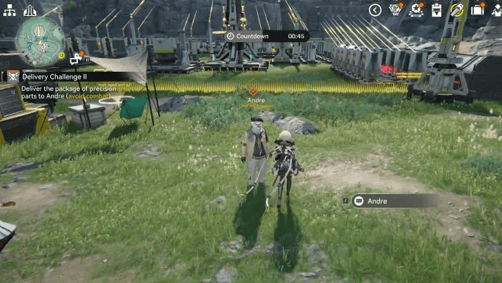 Deliver the Package of Precision Parts to Andre