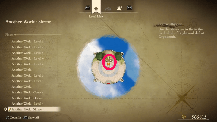 Gold Fragment 71 Map