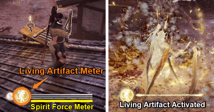 Spirit Force and Living Artifact Meters