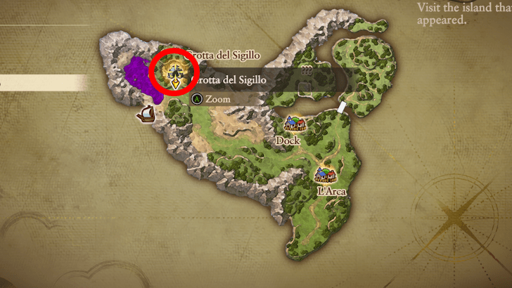 Grotta del Sigillo Map Location