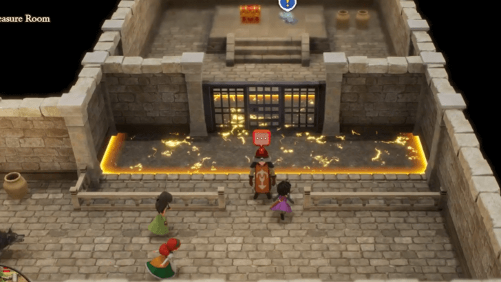 Talk to the Guard to Unlock the Gate